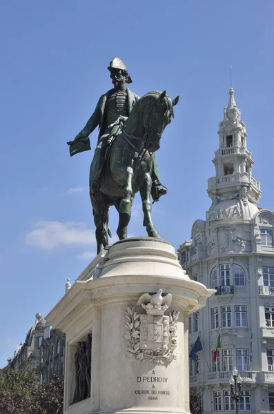Memorial Portuguese king monument — Stock Photo, Image