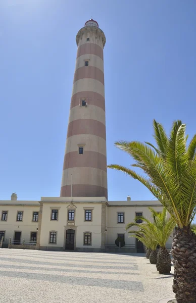 Aveiro Leuchtturm in praia da barra — Stockfoto