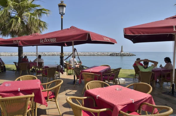 Bar mit Blick auf das Meer — Stockfoto