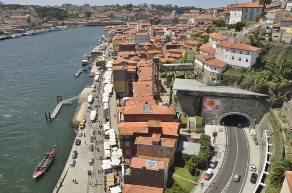 Przy promenadzie rzeki Douro — Zdjęcie stockowe