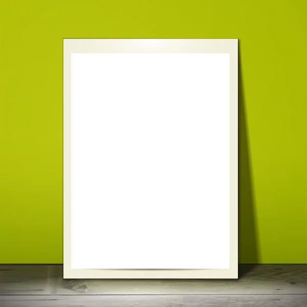 Paper mockup hanging — Stock Photo, Image