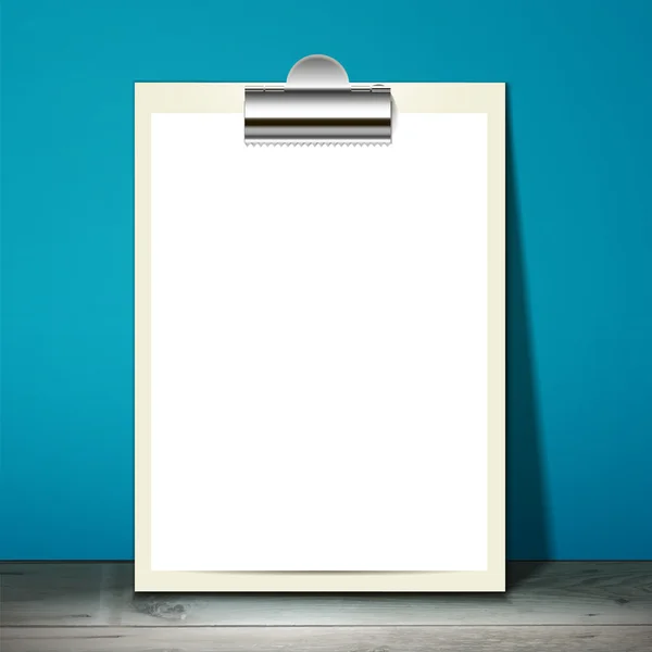 Paper mockup hanging — Stock Photo, Image