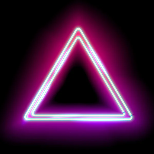 Triangle Border with Light Effects. — Stock Photo, Image