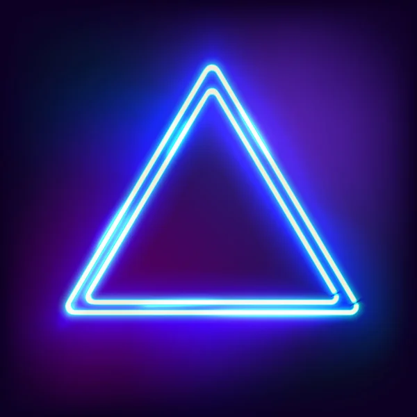 Dreiecksrand mit Lichteffekten. — Stockfoto