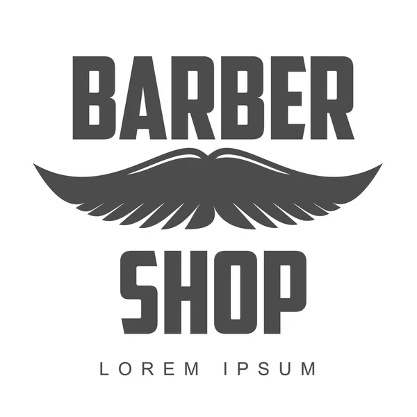 Logotipos de barbearia vintage, rótulos, emblemas, elementos de design — Vetor de Stock