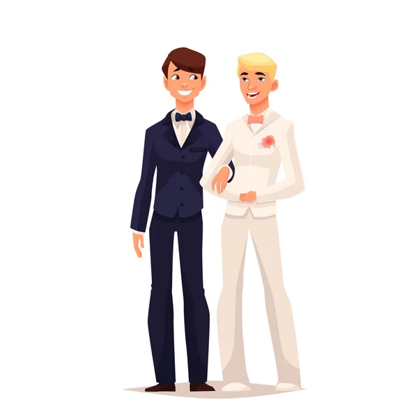 两个男同性恋的婚礼 — 图库照片