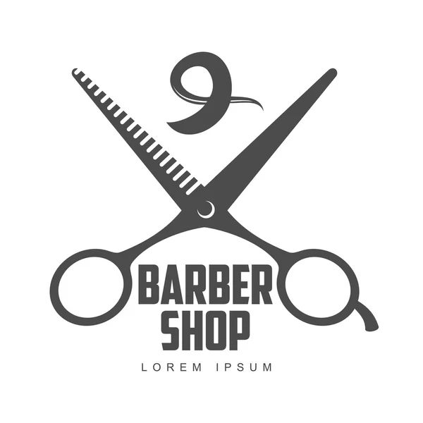 Logotipos de barbearia vintage, rótulos, emblemas, elementos de design — Fotografia de Stock