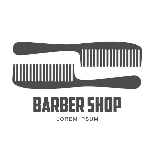 Loghi, etichette, distintivi, elementi di design del barbiere vintage — Foto Stock