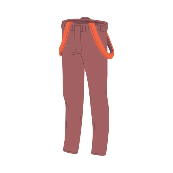 Icona isolata di caldi pantaloni invernali un'illustrazione vettoriale. — Vettoriale Stock