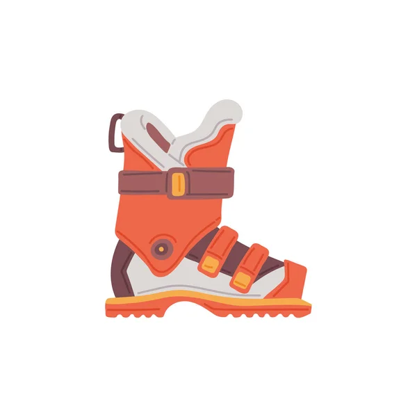 Icono aislado vectorial de bota caliente para usar en temporada fría de invierno. — Archivo Imágenes Vectoriales