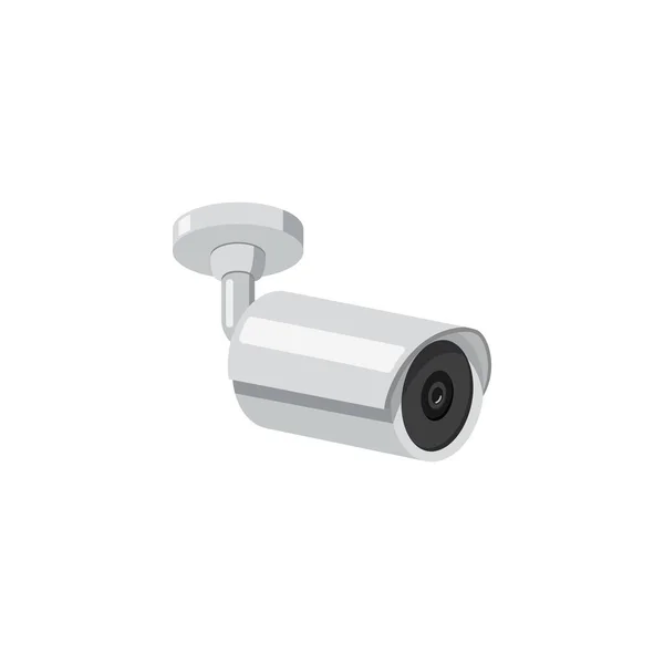 Cámara de seguridad exterior, sistema de vigilancia cctv para personas de seguridad. — Vector de stock