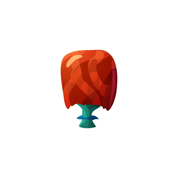 Unusual beautiful fantasy mushroom for making witch fabulous poison potion. — стоковый вектор