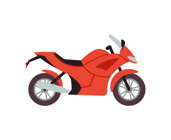 Transport moderne de moto de vitesse pour le sport et Voyage une illustration vectorielle — Image vectorielle