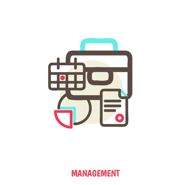 Time management, statistics illustration — Stock Vector