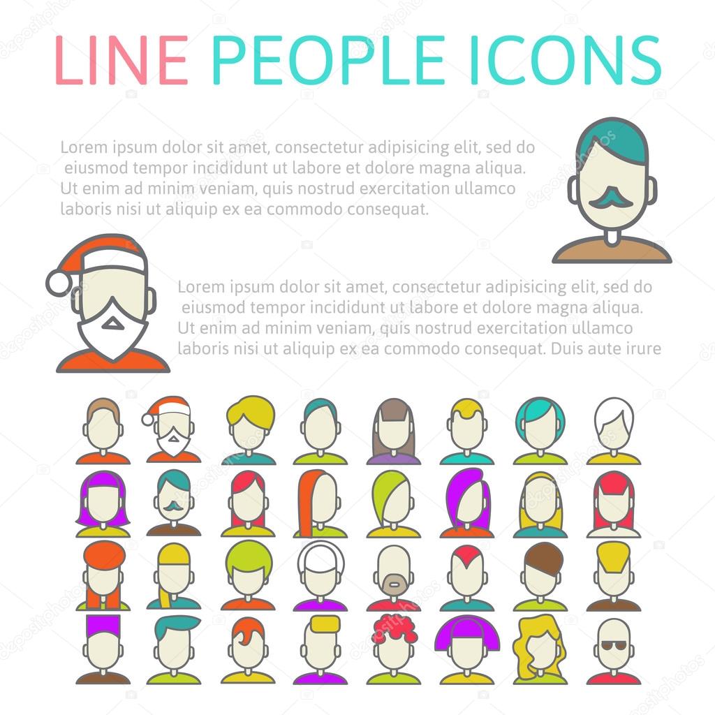 set user line icons