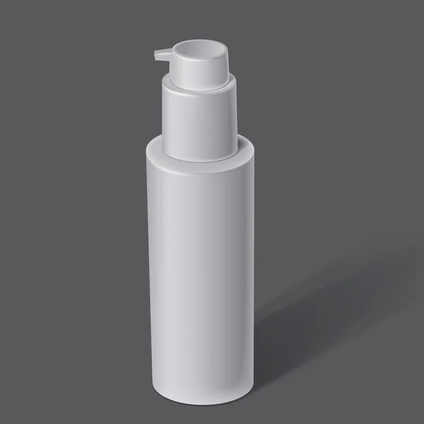 Weiße Kosmetikbehälter — Stockvektor