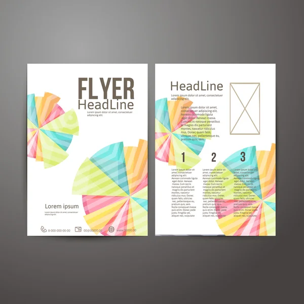 Abstract Brochure Flyer design — Stock Vector