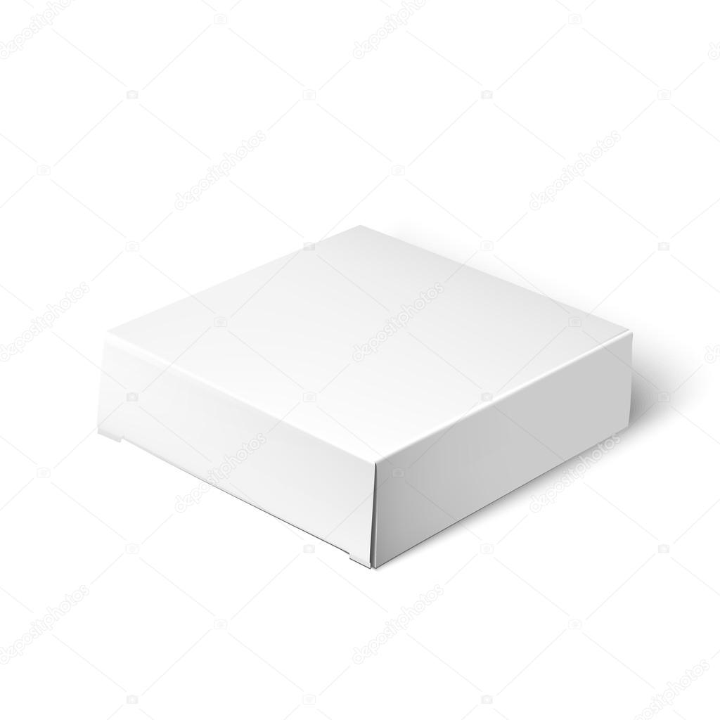 Download White Package Box. Mockup Template — Stock Vector ...