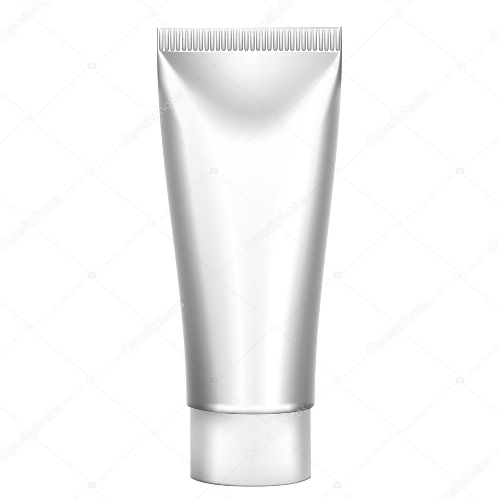 Blank Cosmetics Packages, Tube Template