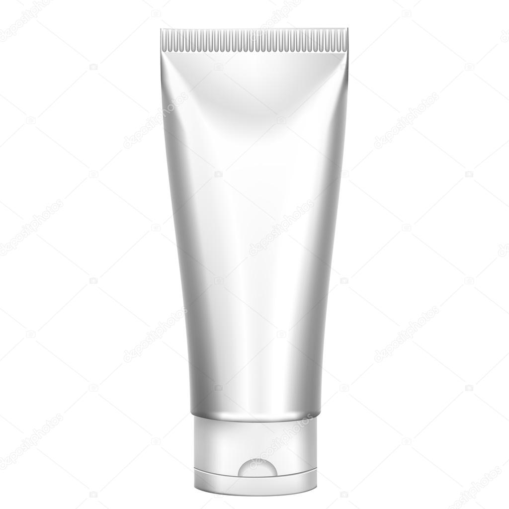 Blank Cosmetics Packages, Tube Template