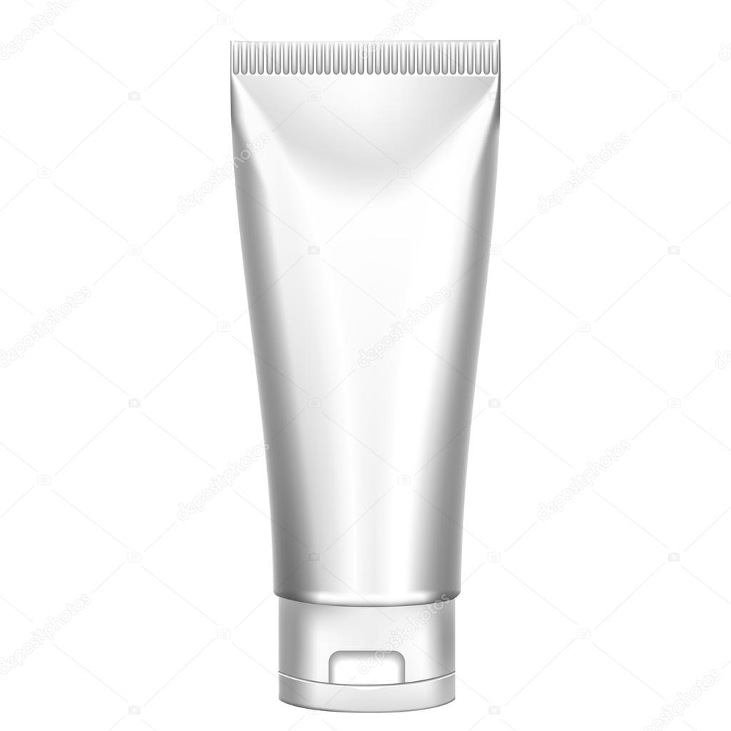 Blank Cosmetics Packages, Tube Template