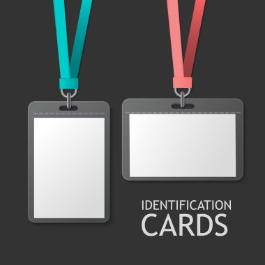 Badge Identification, Plastic Id Cards clipart