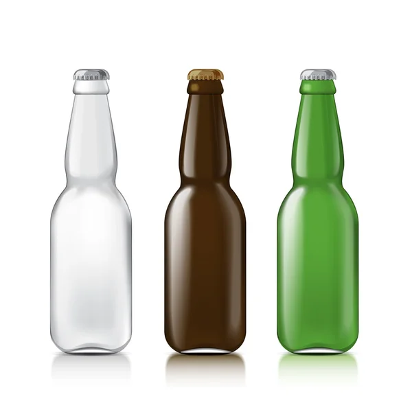 Modèles bouteilles réalistes — Image vectorielle