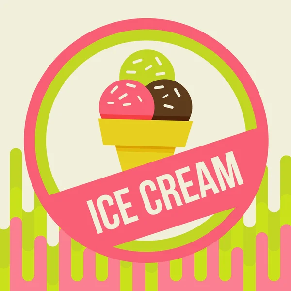 Ice cream background — Stock Photo, Image
