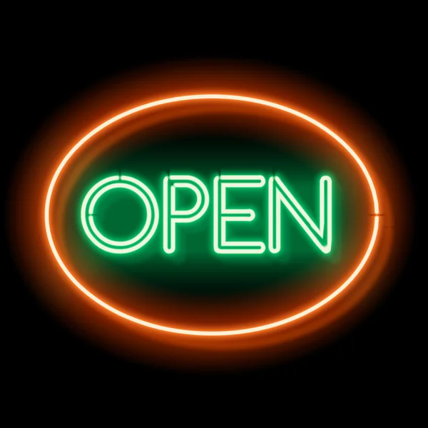 Retro Neon sign Open Stock Vector Image by ©Sabelskaya 101700018
