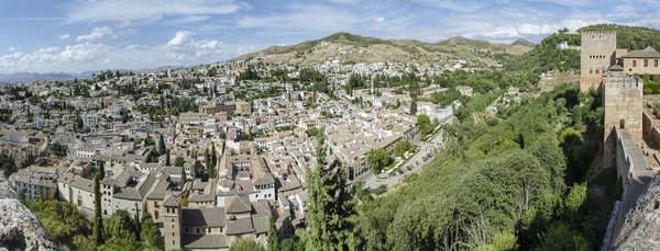 Alhambra, Generalife and Albayzín. Granada — Stock Photo, Image