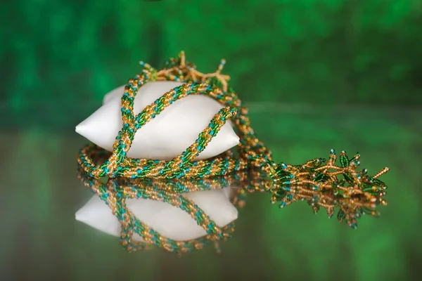 Perles, Fait à la main, perles, belle, décoration , — Photo