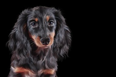 Çizim köpek doğurmak dachshund