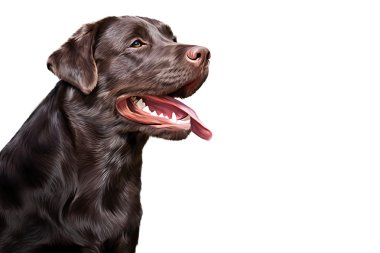 Çizim köpek Labrador, portre
