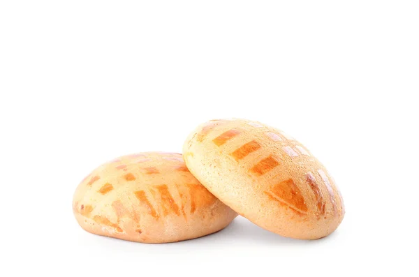 Honigkuchen isoliert auf weiß — Stockfoto