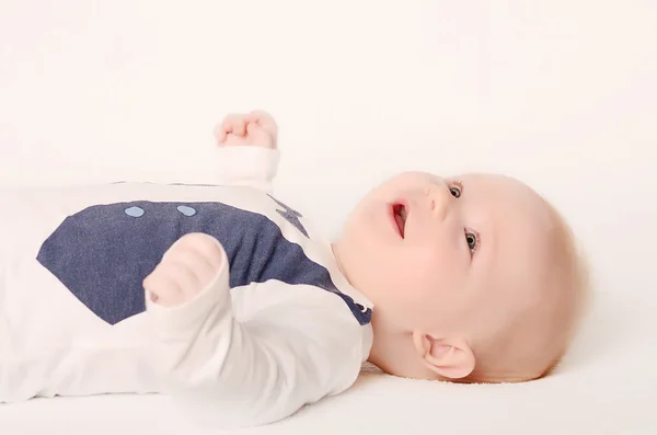 Baby on a white background — Stock Photo, Image