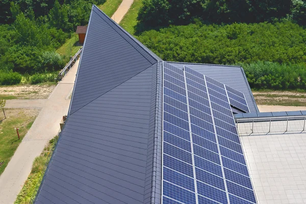 Solar on the roof — Stock Photo, Image