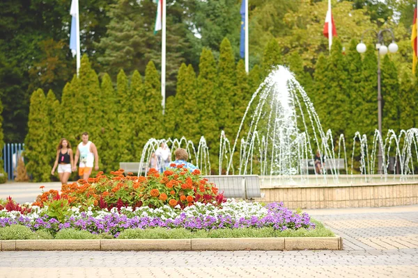 Park detail in Hajduszoboszlo — Stock Photo, Image