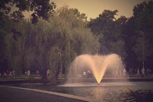 Zdjęcia nowy Park w Debrecen, Węgry — Zdjęcie stockowe