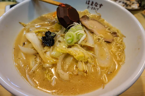 Delicious Local Japan Food Serve White Bowl — Stock Photo, Image