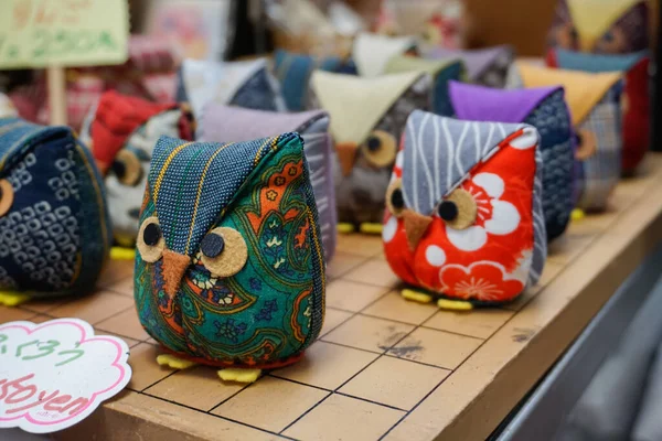 삿포로 Hokkaido 2017 Various Handmade Beautiful Colorful Travel Souvenirs Bells — 스톡 사진