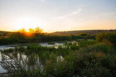 Evening sunset (Ternopil region)