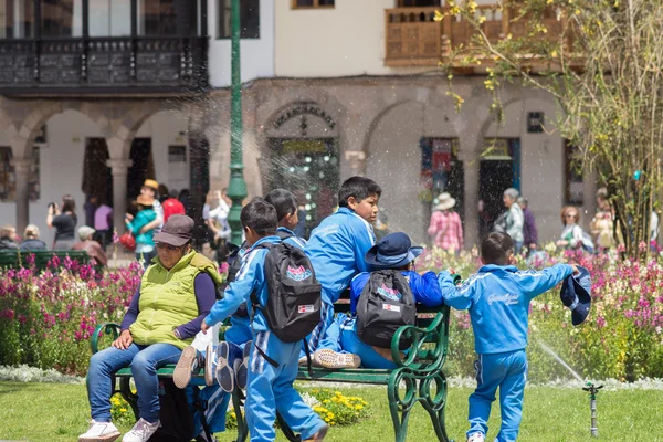 Colegios en Cusco, Perú — Foto de Stock