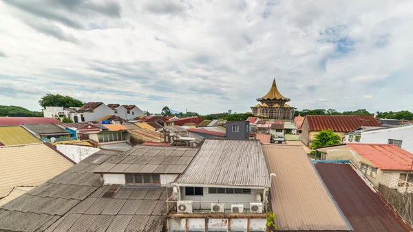 Panoramę miasta Kuching, West sarawak, Borneo, Malezja — Zdjęcie stockowe