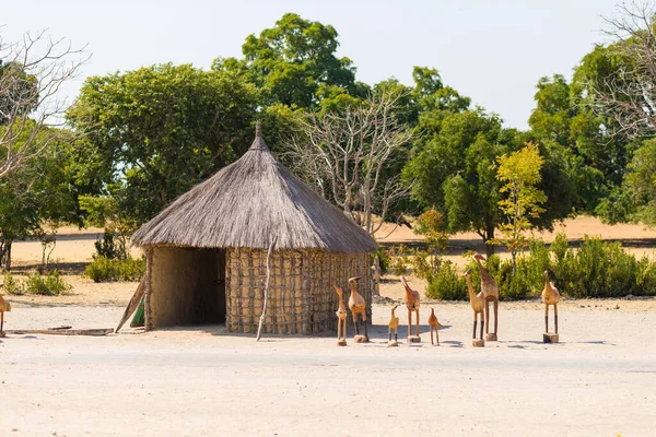 Caprivi Namibia Augusti 2016 Fattiga Tonåringar Spelar Landsbygden Caprivi Strip — Stockfoto