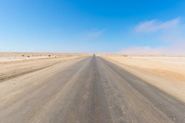 Droga Solna Przez Pustynię Namib Majestatycznym Namib Naukluft National Park — Zdjęcie stockowe