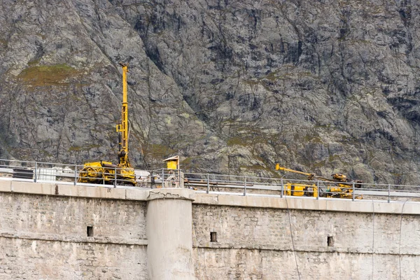 Boorgat voor het testen van concrete — Stockfoto