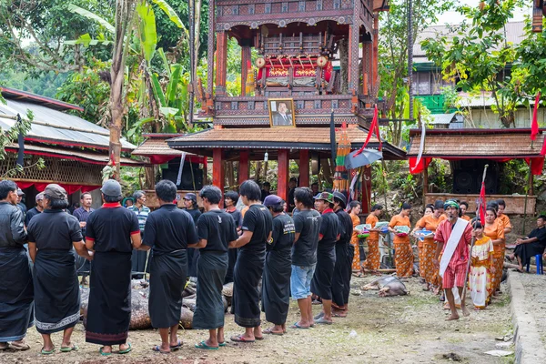 Funeral tradicional em Tana Toraja — Fotografia de Stock