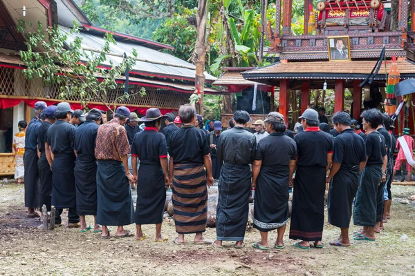 Funeral tradicional em Tana Toraja — Fotografia de Stock