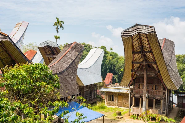 Tradycyjna wioska, Tana Toraja — Zdjęcie stockowe