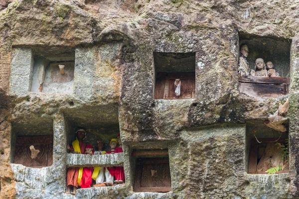 Tana Toraja geleneksel gömüldüğü yer — Stok fotoğraf